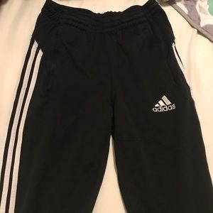 Adidas black joggers